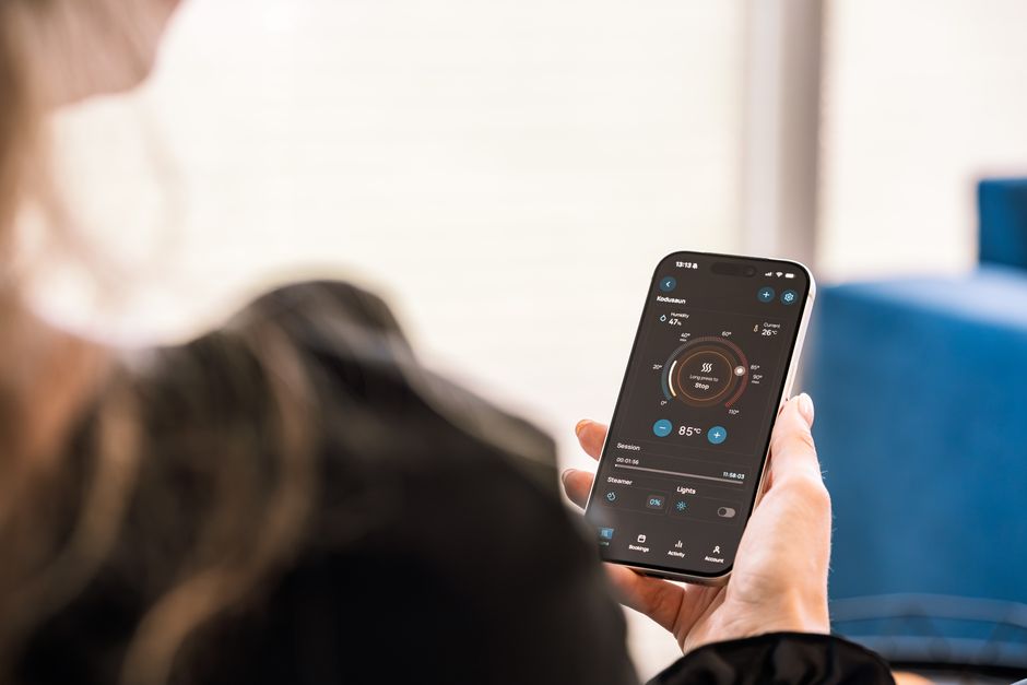 Smart home energy app displaying solar power generation statistics